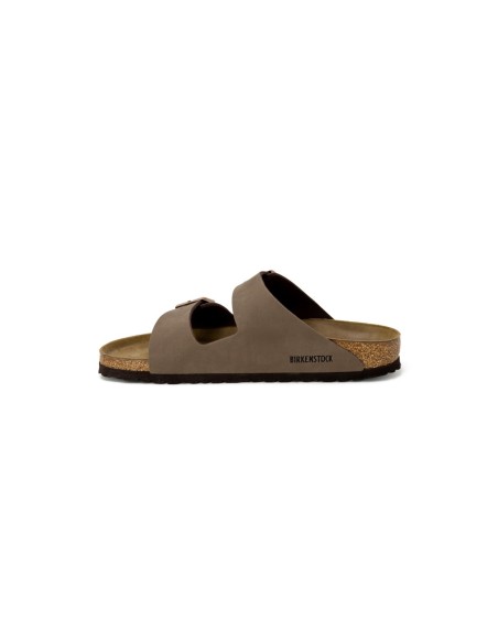 Sandales marron femme Birkenstock boucle cuir