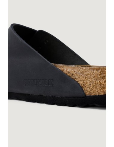 Mules noires homme Birkenstock boucle