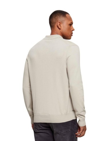 Pull polo Boss beige homme – Style casual chic