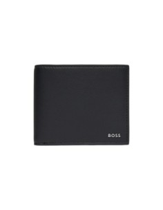 Portefeuille Boss noir homme – Format compact