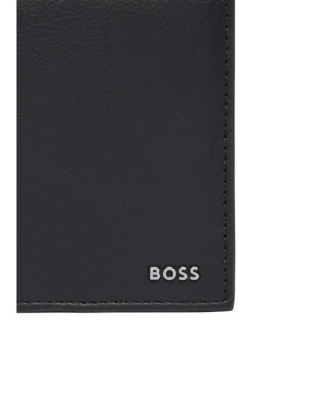 Portefeuille Boss noir homme – Format compact
