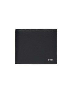 Portefeuille noir homme Boss JACE 4CC