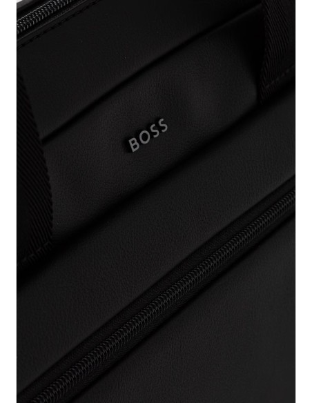 Sac porte?PC noir homme Boss JACE DOC CASE