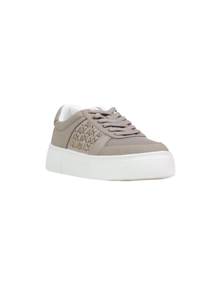 Sneakers Armani Exchange marron femme – Confort stretch