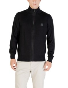 Pull zip Boss noir homme – Style dynamique