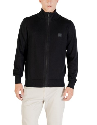 Pull zip Boss noir homme – Style dynamique