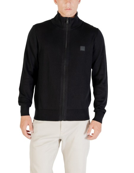 Pull zip Boss noir homme – Style dynamique