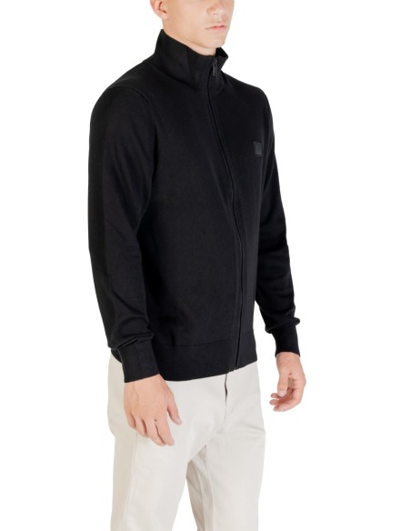 Pull zip Boss noir homme – Style dynamique