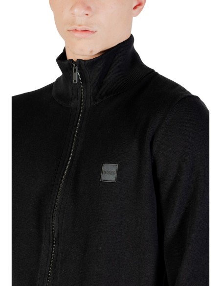 Pull zip Boss noir homme – Style dynamique