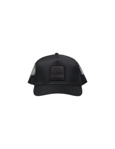 Casquette noire homme Boss imprimée