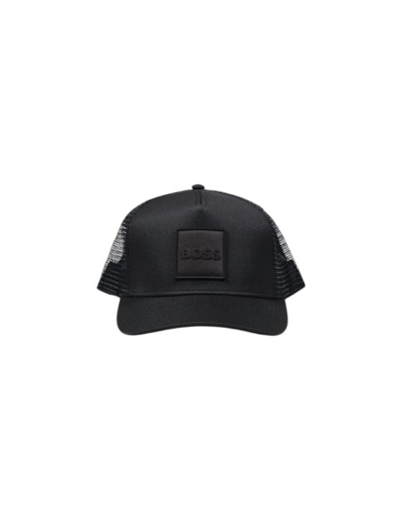 Casquette noire homme Boss imprimée