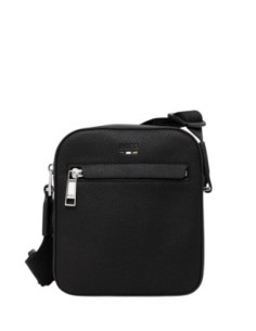 Sac bandoulière noir homme Boss compact