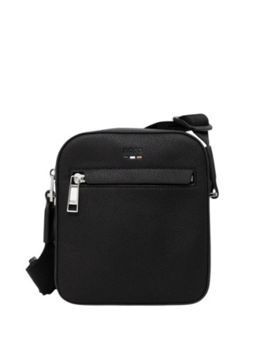Sac bandoulière noir homme Boss compact