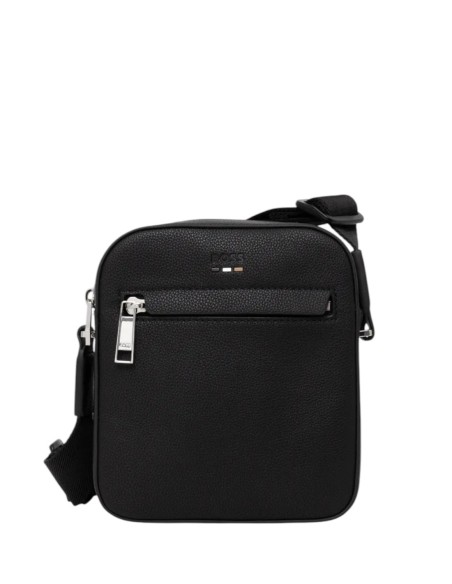 Sac bandoulière noir homme Boss compact