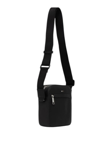 Sac bandoulière noir homme Boss compact