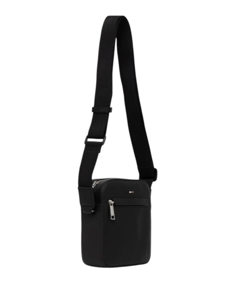 Sac bandoulière noir homme Boss compact