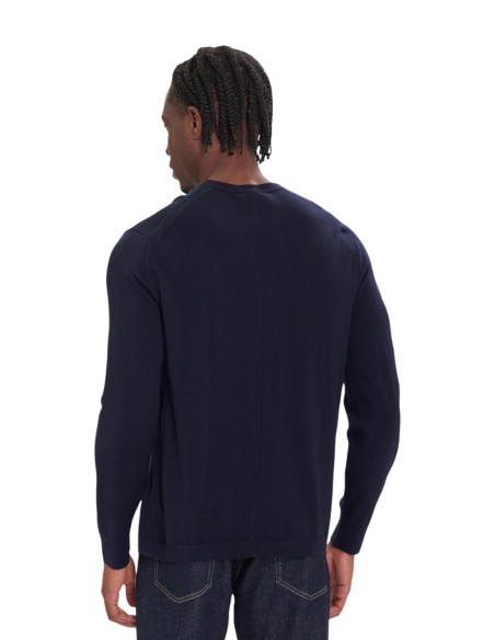 Pull laine Calvin Klein bleu homme – Style épuré