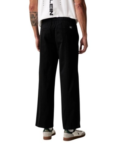 Pantalon coton Calvin Klein Jeans noir homme – Style moderne
