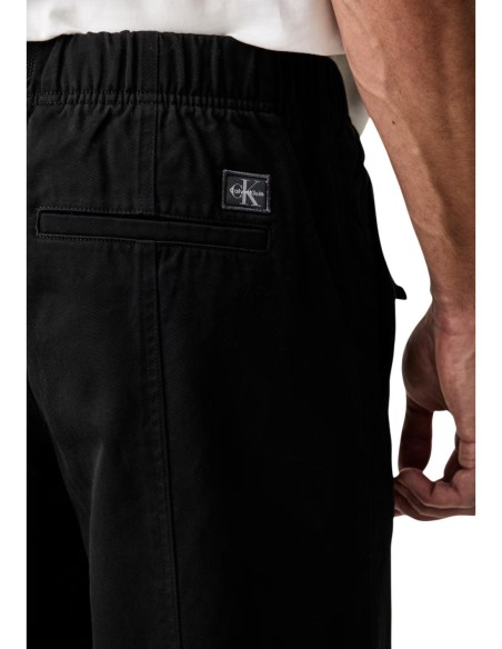 Pantalon coton Calvin Klein Jeans noir homme – Style moderne