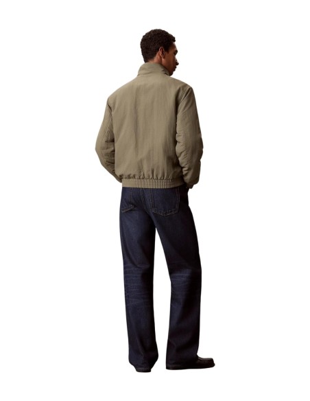 Veste nylon Calvin Klein Jeans vert homme – Coupe technique zippée