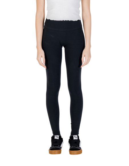 Leggings noirs femme Converse coton stretch