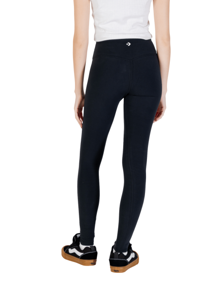 Leggings noirs femme Converse coton stretch