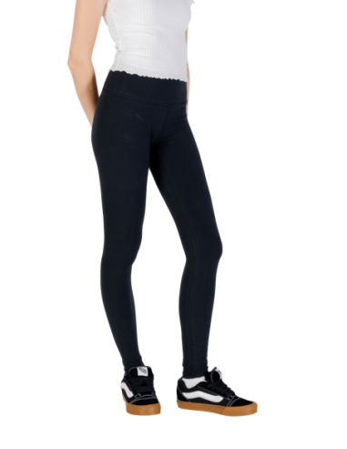 Leggings noirs femme Converse coton stretch