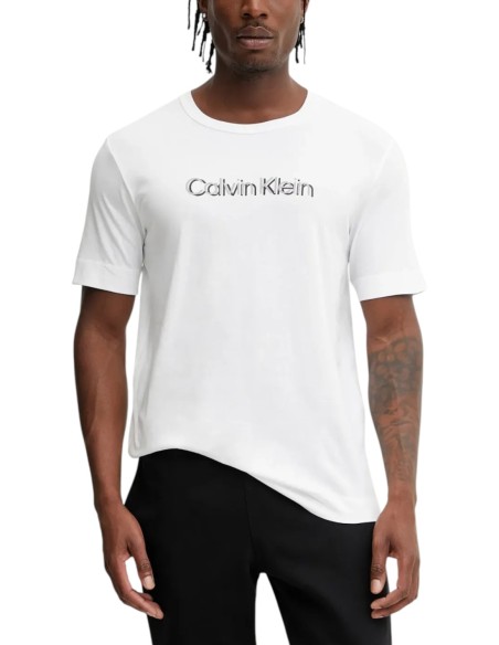 T-shirt blanc homme Calvin Klein Sport imprimé