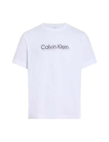 T-shirt blanc homme Calvin Klein Sport imprimé