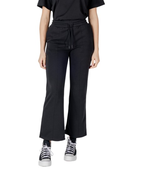 Pantalon noir femme Converse coton