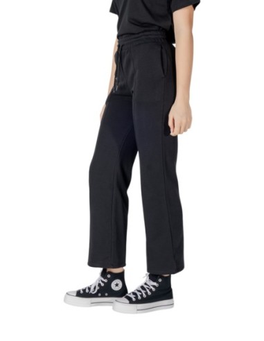Pantalon noir femme Converse coton