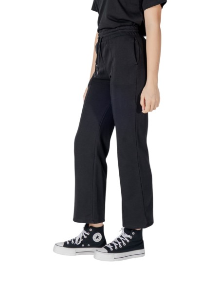 Pantalon noir femme Converse coton