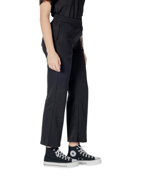Pantalon noir femme Converse coton