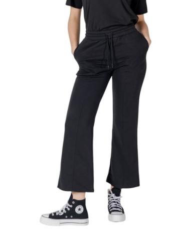 Pantalon noir femme Converse coton