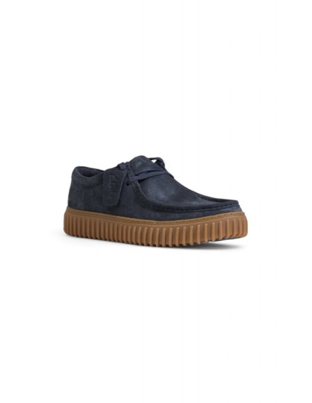 Mocassins cuir Clarks bleu homme – Style intemporel
