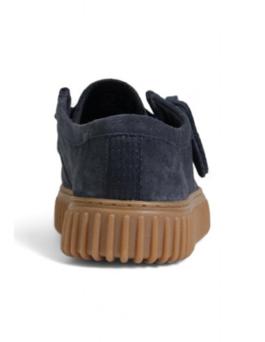 Mocassins cuir Clarks bleu homme – Style intemporel