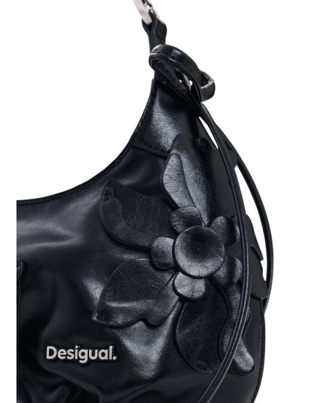 Sac bandoulière noir femme Desigual