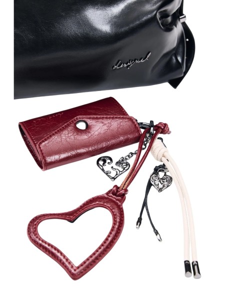 Sac grand format Desigual noir femme – Style texturé