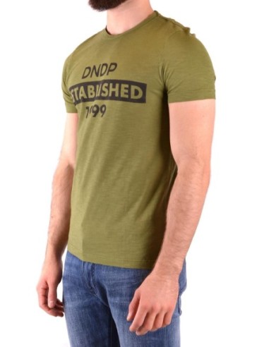 T-shirt vert homme Dondup imprimé