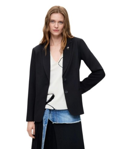 Veste viscose Desigual noir femme – Style original