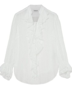 Chemise blanche femme Dondup coton