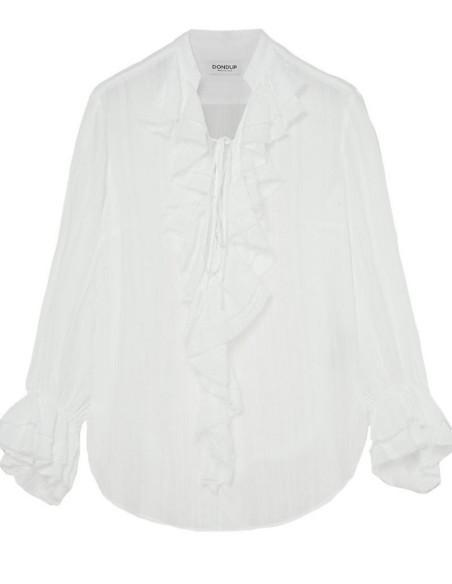 Chemise blanche femme Dondup coton