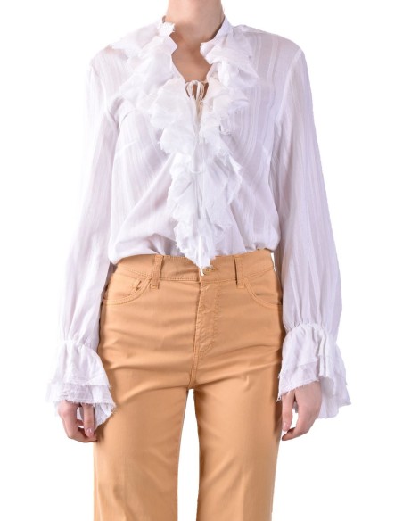Chemise blanche femme Dondup coton