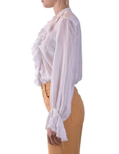Chemise blanche femme Dondup coton