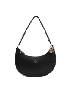 Sac à main Guess LUCCI GIRLFRIEND SAT noir moleskine femme