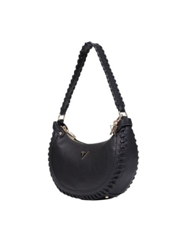 Sac à main Guess LUCCI GIRLFRIEND SAT noir moleskine femme