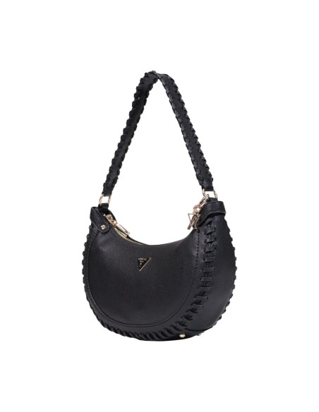 Sac à main Guess LUCCI GIRLFRIEND SAT noir moleskine femme