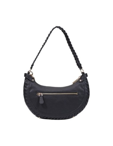 Sac à main Guess LUCCI GIRLFRIEND SAT noir moleskine femme