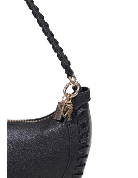 Sac à main Guess LUCCI GIRLFRIEND SAT noir moleskine femme