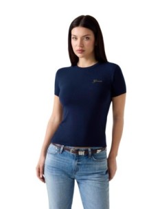 T-shirt modal Guess bleu femme – Confort & style